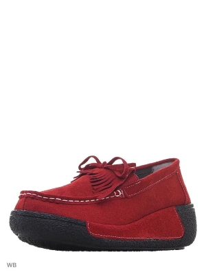 полуботинки красные (77006-1-03) 